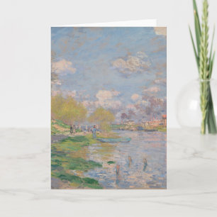 Vår av Seine av Monet Impressionist Kort