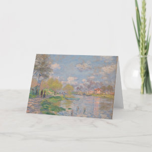 Vår av Seine av Monet Impressionist Kort