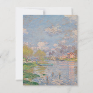 Vår av Seine av Monet Impressionist Kort