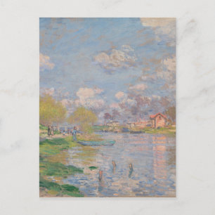 Vår av Seine av Monet Impressionist Vykort