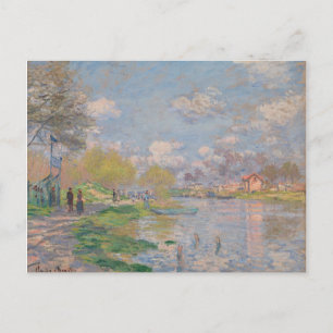 Vår av Seine av Monet Impressionist Vykort