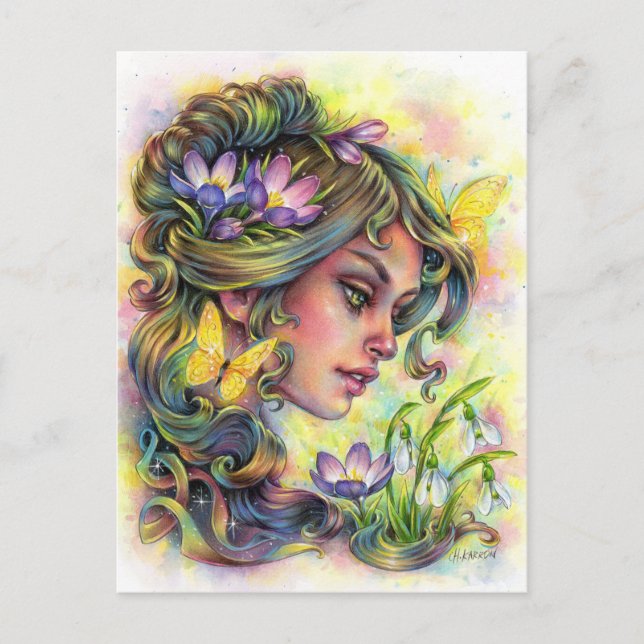 Vår Awakening-vykort Vykort (Framsida)