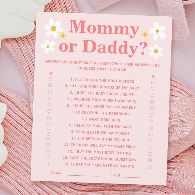 Vår Baby i Bloom Baby Shower Gissa vem som spelar (Skapare uppladdad)