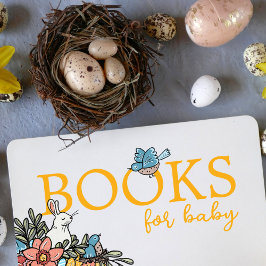 Vår Baby Shower Bokar för Baby-begäran Tilläggskort