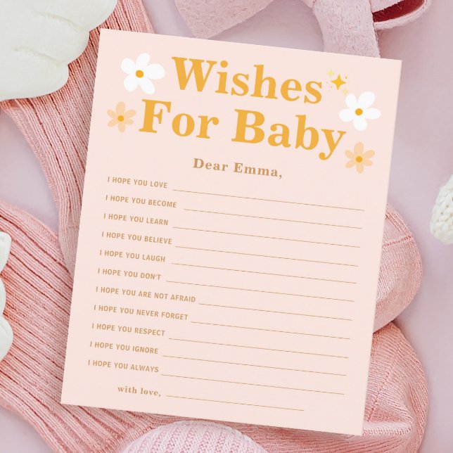 Vår Baby Shower Game Önskemål för Baby (Skapare uppladdad)