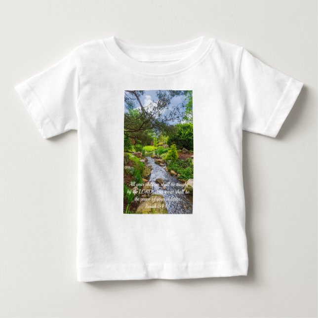 Vår Bäck Painterly Bible Verse T Shirt (Framsida)