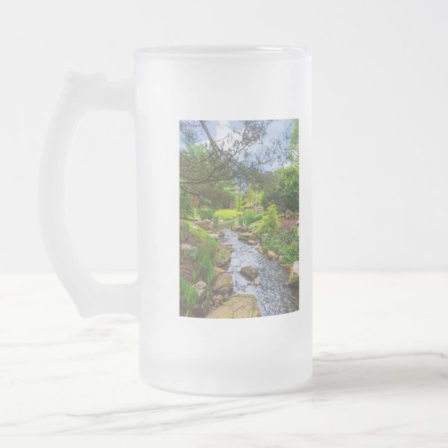 Vår Bäck Painterly Frostat Ölglas (Vänster)