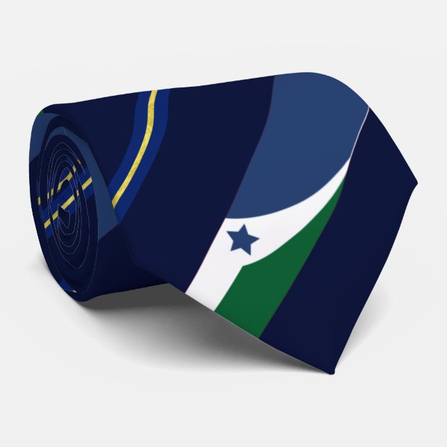 Vår Backe (Tennessee) flagga Neck Tie Slips (Rullad)