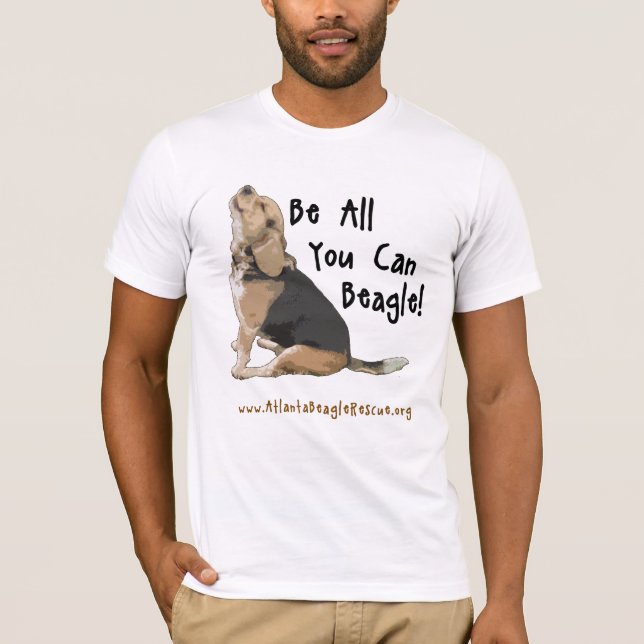 Var bara beagle - Bella Canvas T Shirt (Framsida)