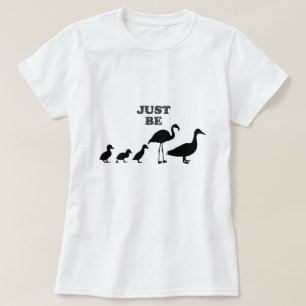 Var bara din Anka Flamingo Silhouette Shirt T