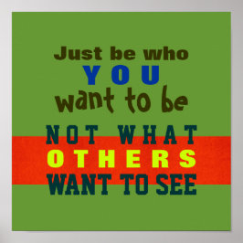 VAR BARA DU ~ Affisch / Tryck #32