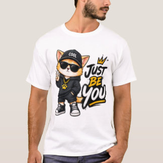 Var bara du – Positiv Självkärlek Typografi T-Shir T Shirt