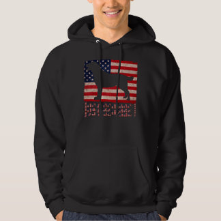 Var bara försiktig med arbetshämtning med Svan USA Hoodie