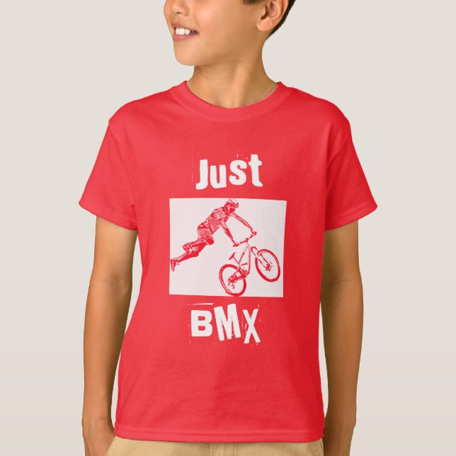Var bara Roligt - BMX Bike Track Park Freestyle Tee Shirt (Framsida)