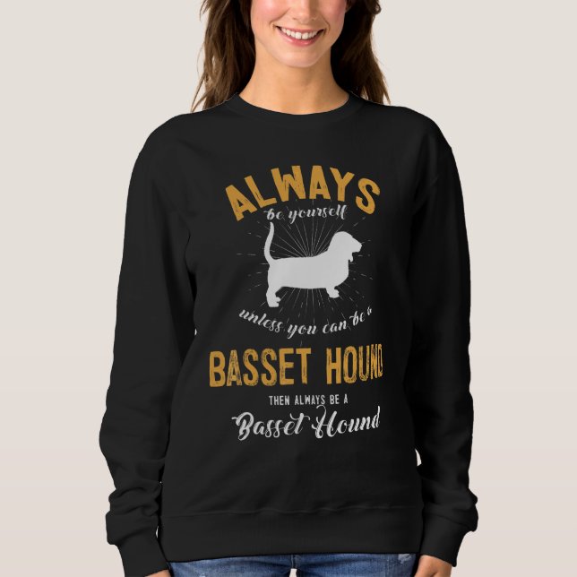 Var Basset Hound Hundägare T Shirt (Framsida)