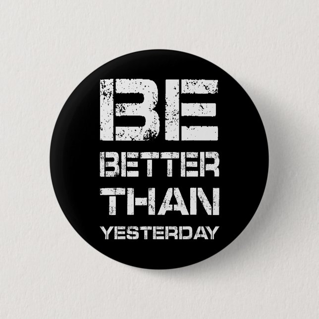Var Bättre Träningsgym Motivation Viktlyftning Kro Knapp (Framsida)