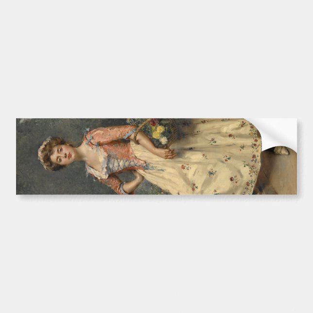 Vår Beauty (av Raimundo de Madrazo y Garreta) Bildekal (Framsidan)
