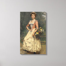 Vår Beauty (av Raimundo de Madrazo y Garreta) Canvastryck