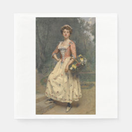 Vår Beauty (av Raimundo de Madrazo y Garreta) Pappersservett