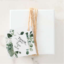 VÅR BEAUTY BOTANICAL GREENERY BRÖLLOP GÅVOR ETIKETTER