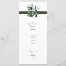 VÅR BEAUTY BOTANICAL GREENERY BRÖLLOP MENY