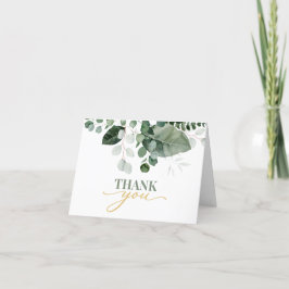 VÅR BEAUTY BOTANICAL GREENERY BRÖLLOP TACK KORT