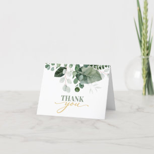 VÅR BEAUTY BOTANICAL GREENERY BRÖLLOP TACK KORT