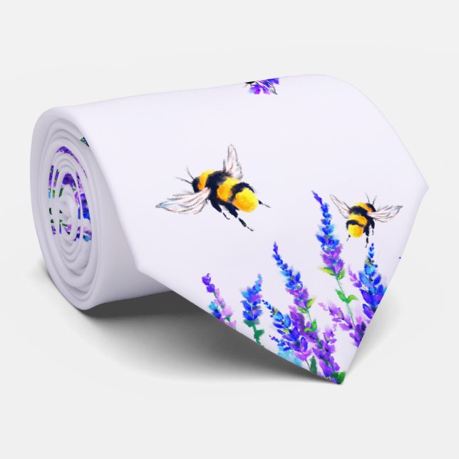 Vår Bees Neck Tie Slips (Rullad)