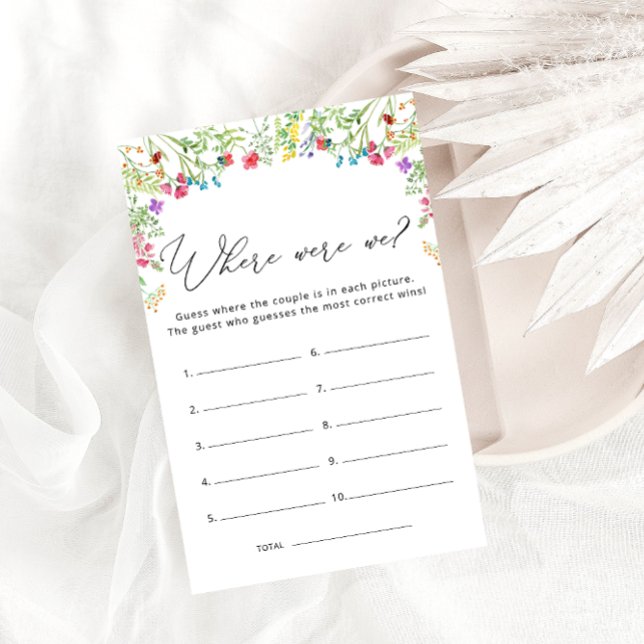 Var befann vi oss i Möhippan Wildblomma? (Skapare uppladdad)