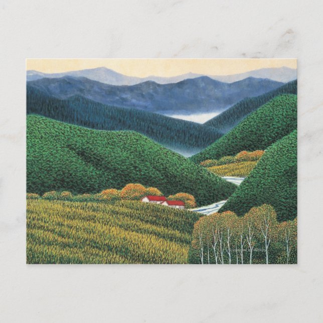 Vår bergen vykort (Framsida)