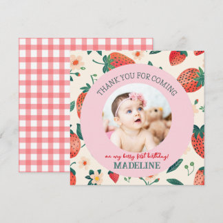 Vår Berry Sweet Birthday - tack, kort