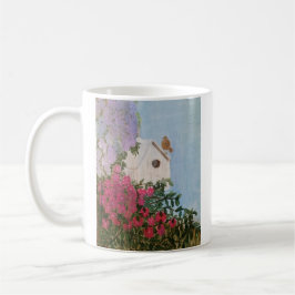 Vår Birdhouse Acrylic Painting Mugg-11oz Kaffemugg