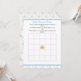 Vår Birds Baby Shower Bingo Inbjudningar