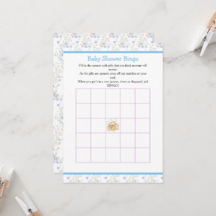 Vår Birds Baby Shower Bingo Inbjudningar