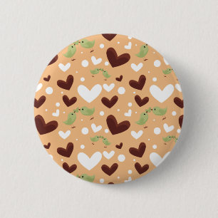 Vår Birds Kärlek par Sweet Chocolate Heart Knapp