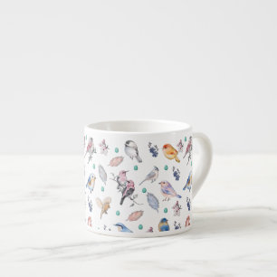 Vår Birds Mönster Espressomugg