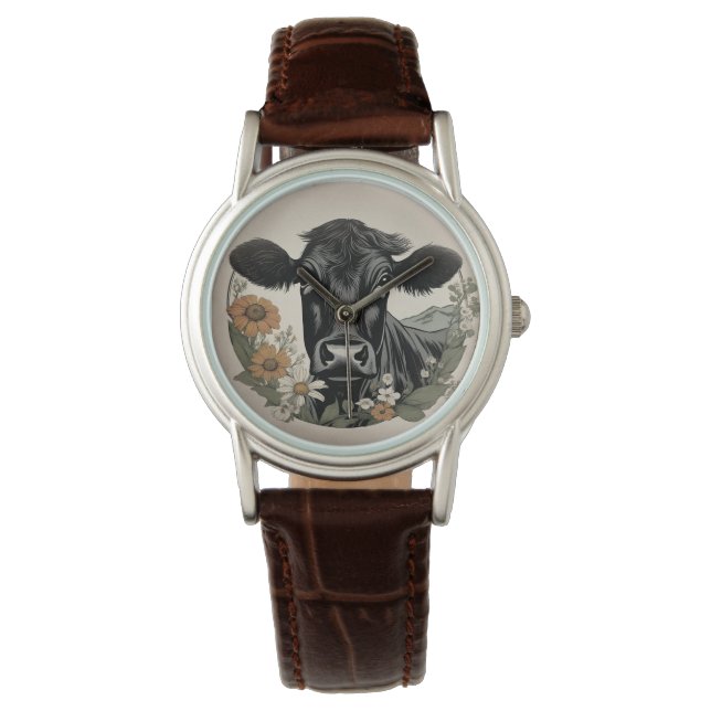 Vår Black Cow Armbandsur (Framsida)
