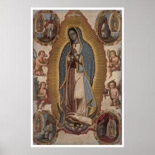 VÅR BLESSED MOR AV GUADALUPE (XTRA LRG 40X60) POSTER