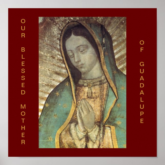 VÅR BLESSERADE MOR AV GUADALUPE POSTER (Framsidan)