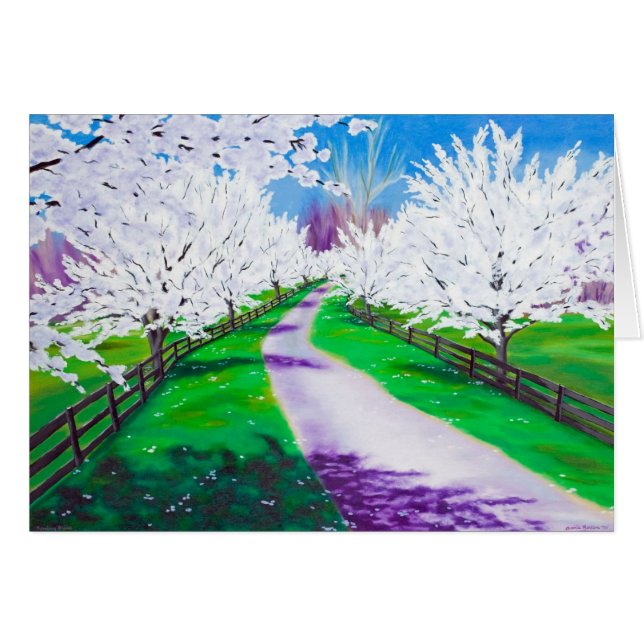 Vår Bliss Hälsningskort (Framsidan Horizontal)