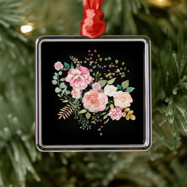 vår blomma julgransprydnad metall (Träd)