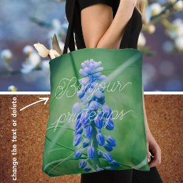 Vår blomma (vinhyacint) tygkasse
