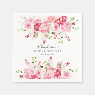 Vår Blommar Blommigt Möhippa Napkins Pappersservett