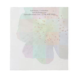 Vår Blommar - färgfull geometrisk finkonst Anteckningsblock