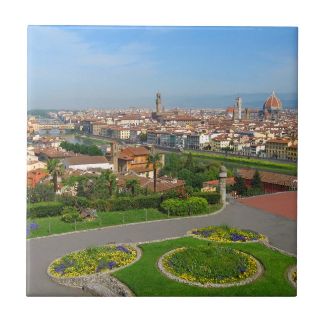 Vår blommar i Florens Kakelplatta (Framsidan)