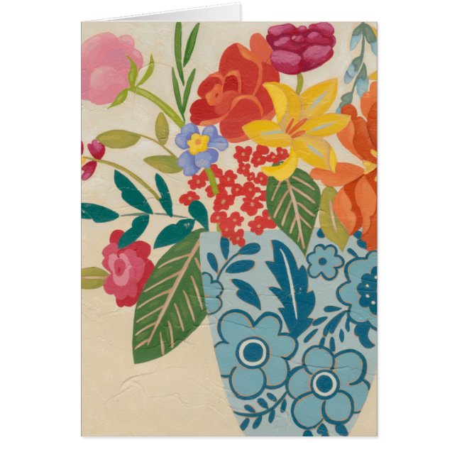 VÅR BLOMMAR I HÄLSNINGSKORT (Framsidan)