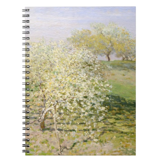 Vår Blommar Orchard Impressionist bärbar dator Anteckningsbok (Framsidan)