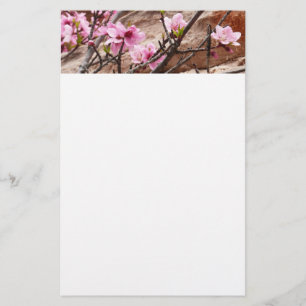 Vår Blommar på Zion Sten Brevpapper