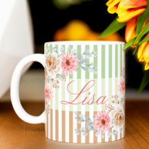 Vår Blommar Personlig mugg