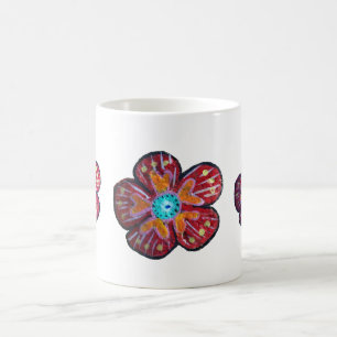 Vår Blommar Teckning 325 ml Classic White Mugg